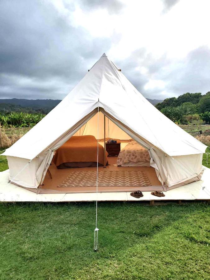 Maleka Farm: Tent Glamping North Shore Oahu Laie Exteriör bild