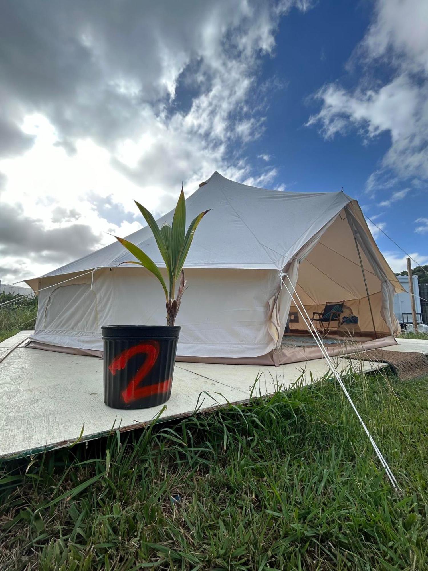 Maleka Farm: Tent Glamping North Shore Oahu Laie Exteriör bild